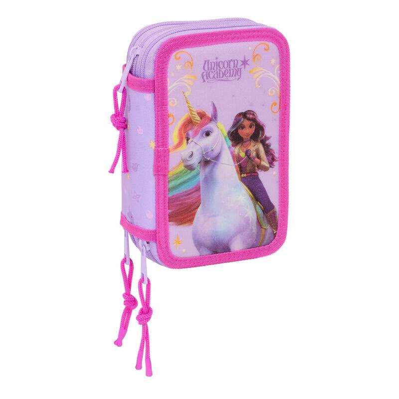 Unicorn Academy Trippelpennfodral – Set med 37 delar | Hem & Hobby | Pryloteket