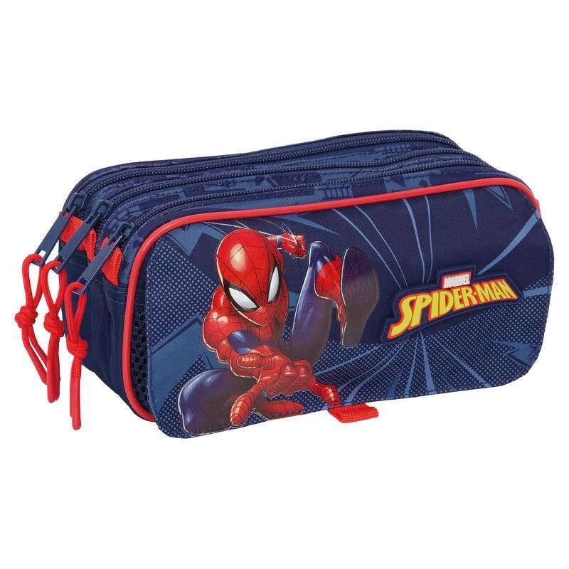 Marvel Spiderman tredobbelt penalhus