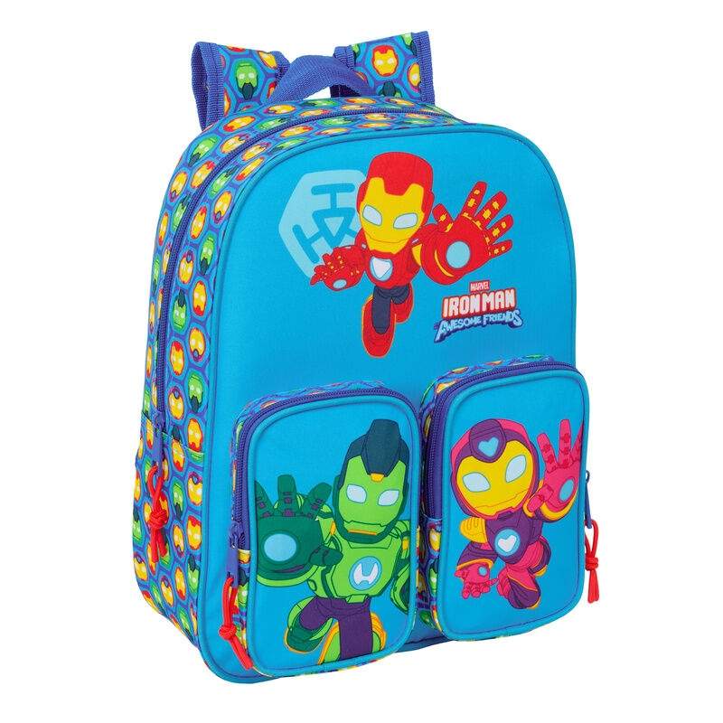 Iron Man Rygsæk – 34 cm, Trolley-tilpasbar, Ergonomiske Remme