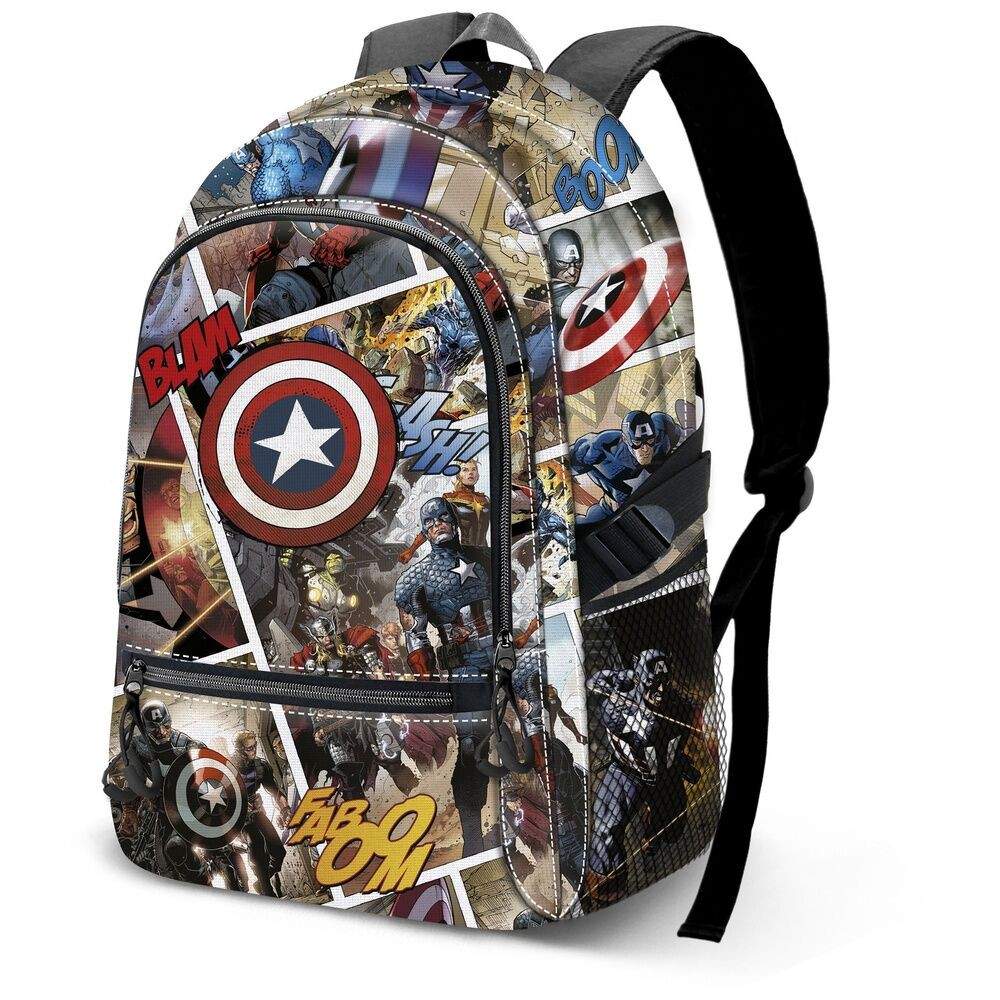 Marvel Captain America Comic tredobbelt penalhus