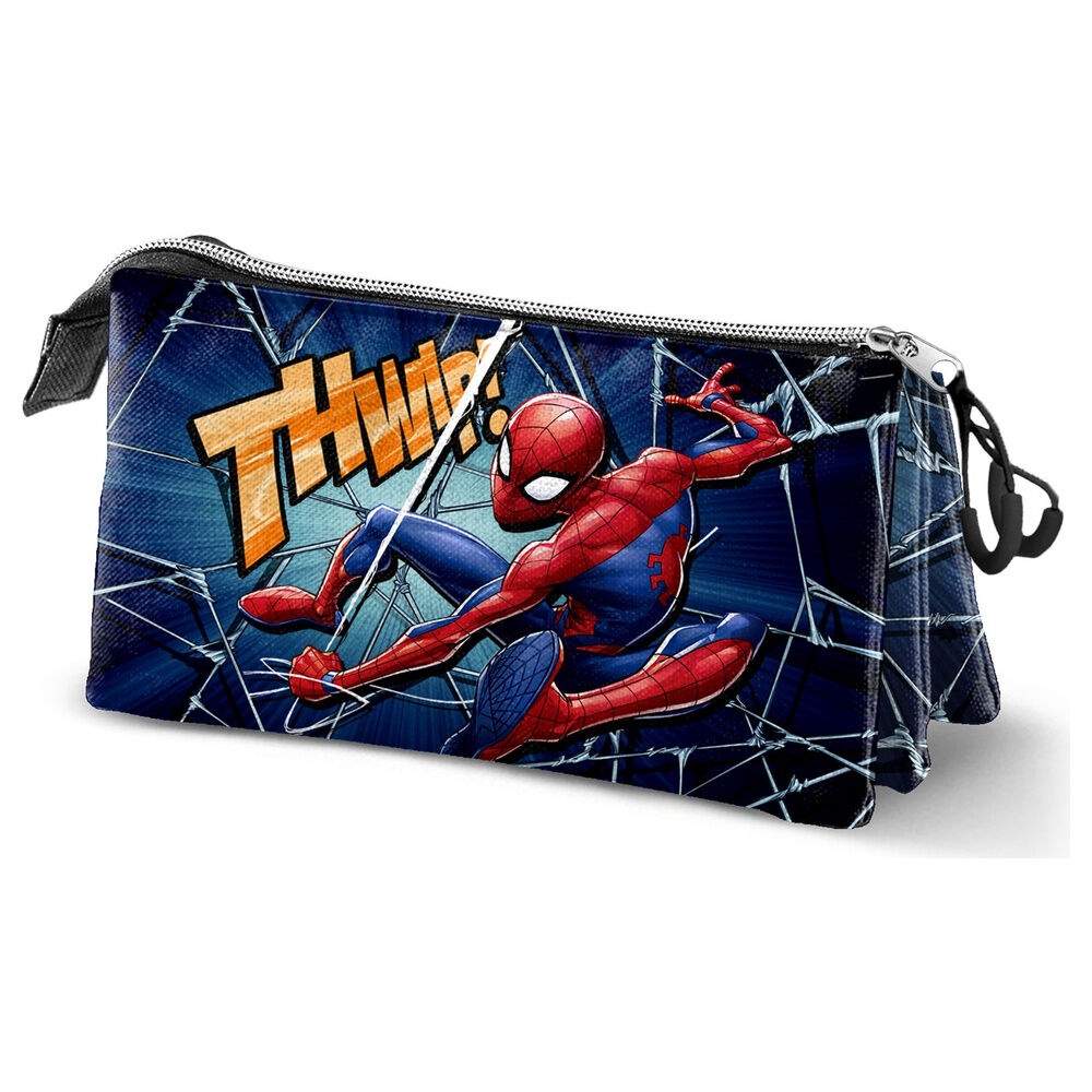 Marvel Spiderman Skills tredobbelt penalhus