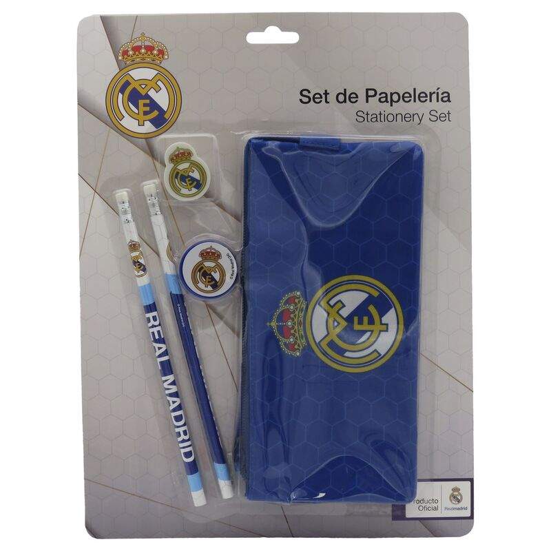 Real Madrid papirvarer sæt 5 dele
