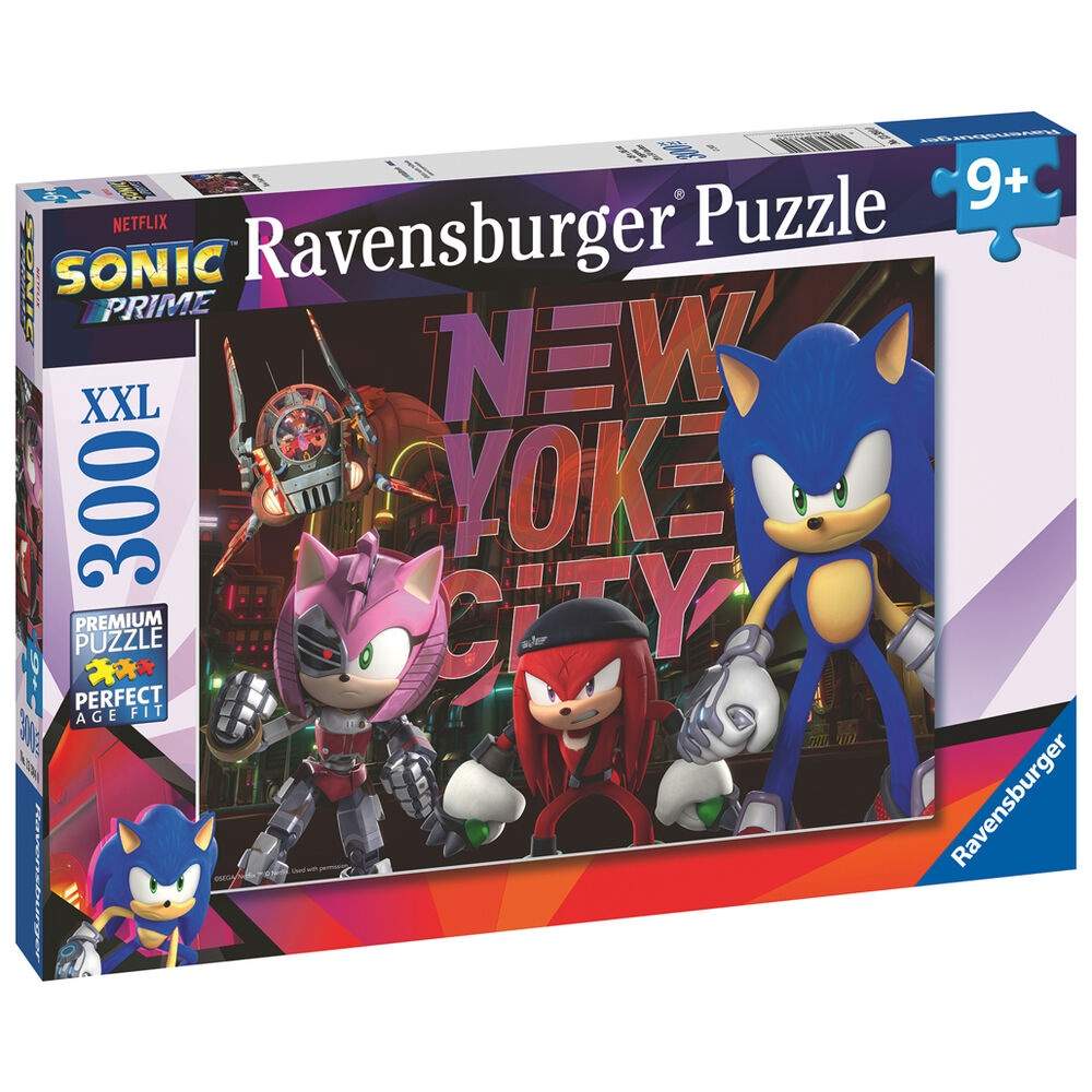 Sonic Prime XXL puslespil 300 brikker