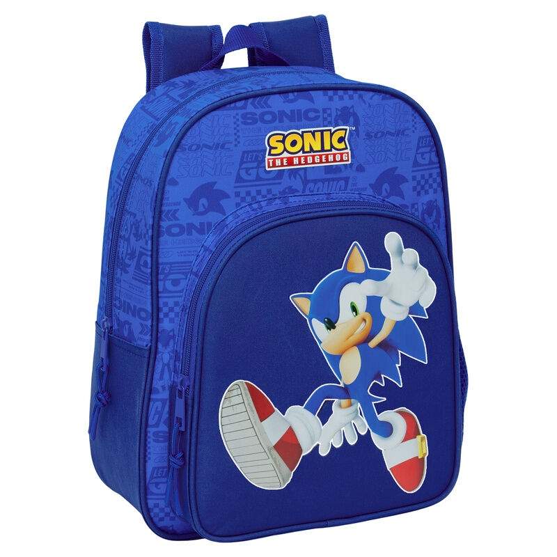 Sonic the Hedgehog justerbar rygsæk 34 cm