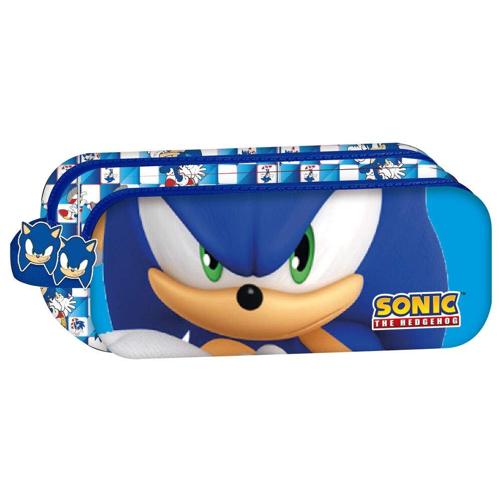 Sonic the Hedgehog tredobbelt penalhus