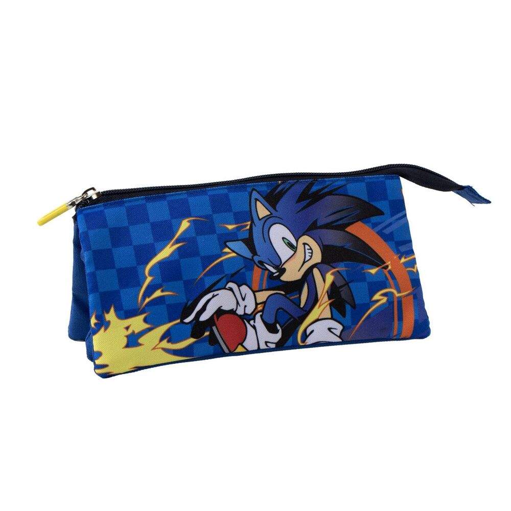 Sonic the Hedgehog tredobbelt penalhus