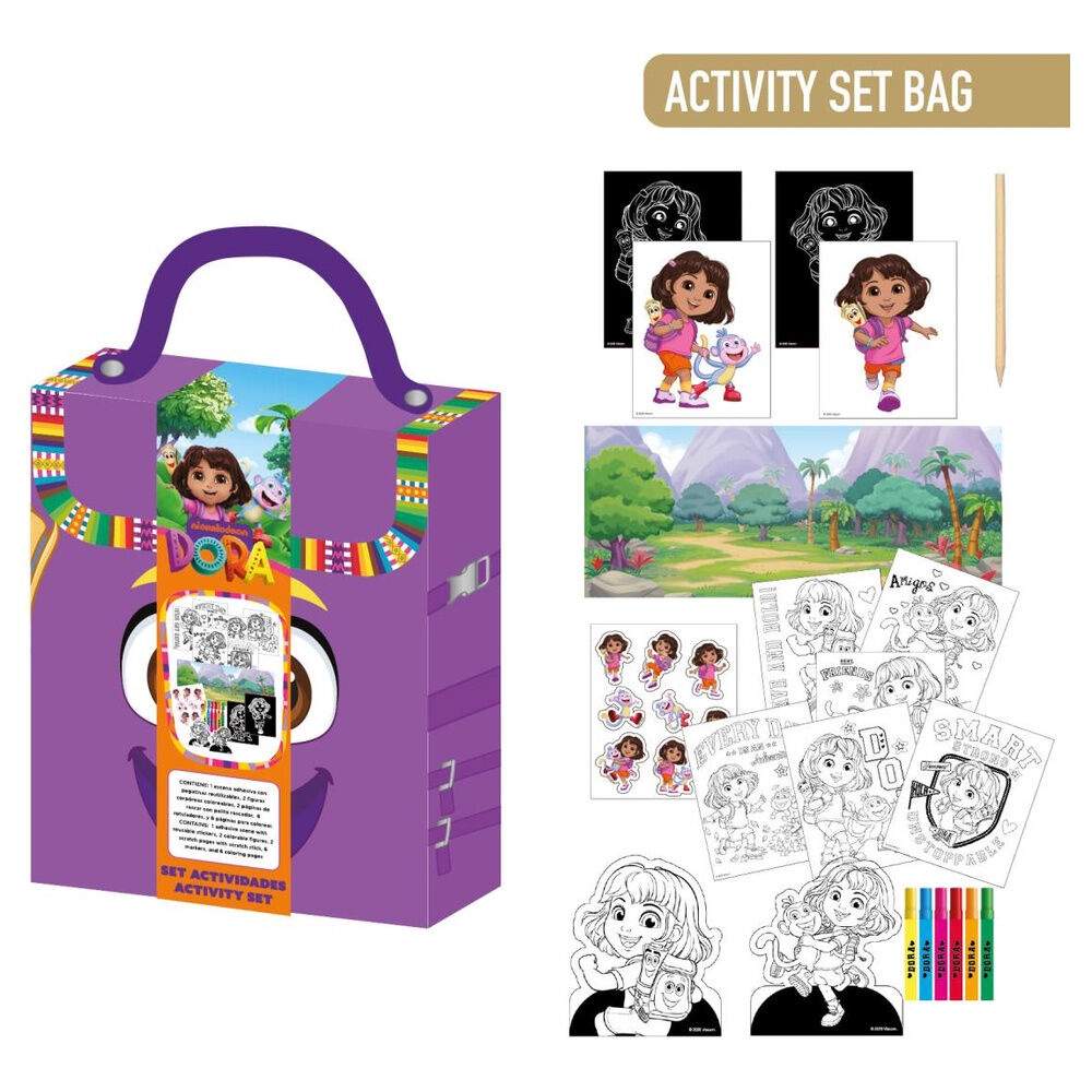 Dora Utforskaren Målarryggsäck Set | Hem & Hobby | Pryloteket