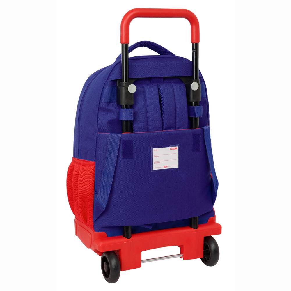 Kompakt trolley 45 cm med aftagelig rygsæk og lommer
