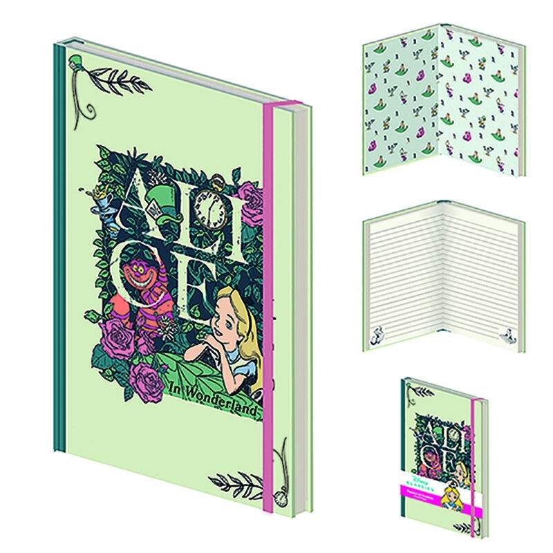 Disney Alice i Eventyrland Premium A5 notesbog