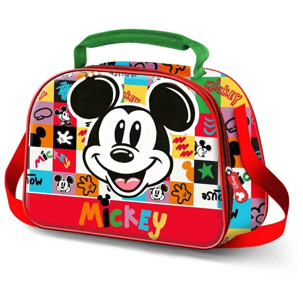 Børne 3D Mickey Madtaske – Isolerede, Justerbare Remme