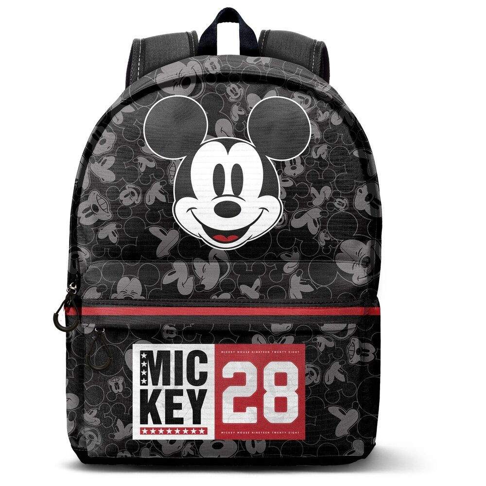 Mickey Mouse Rygsæk – 35 cm, Vandafvisende, Polstrede Remme