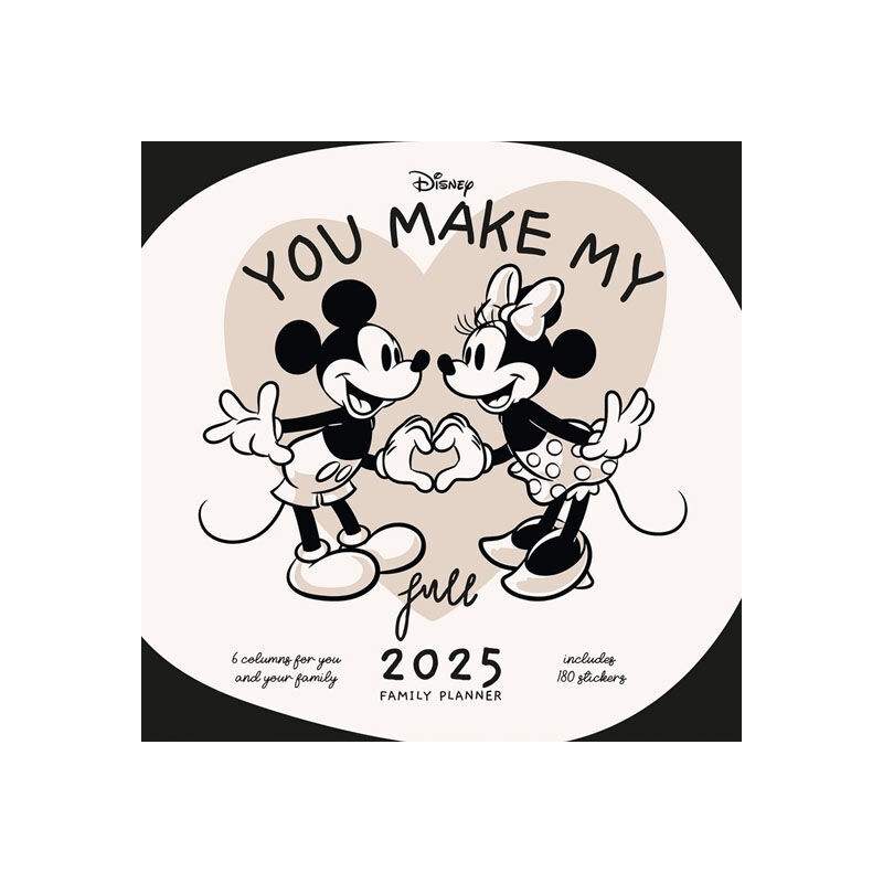 Disney Mickey og venner Familieplanlægningskalender