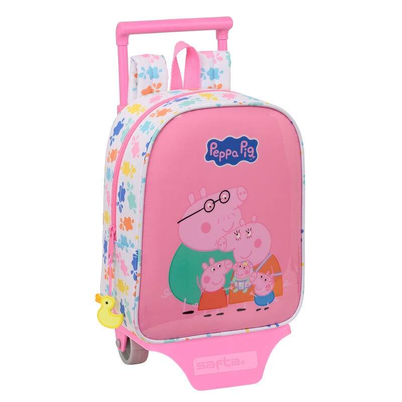 Gurli Gris Baby Trolley – 27 cm, Aftagelig Rygsæk