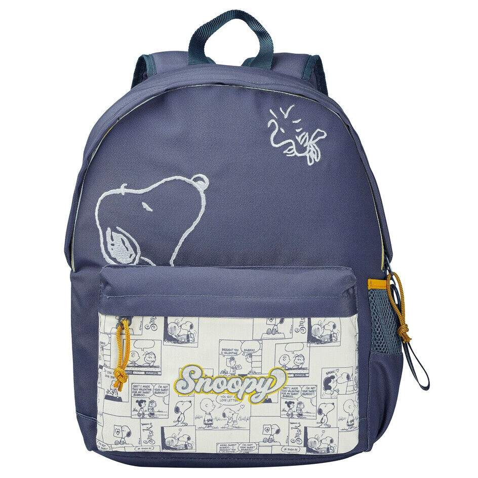 Snoopy Rygsæk 40cm – 2 Rum, Ergonomiske Remme