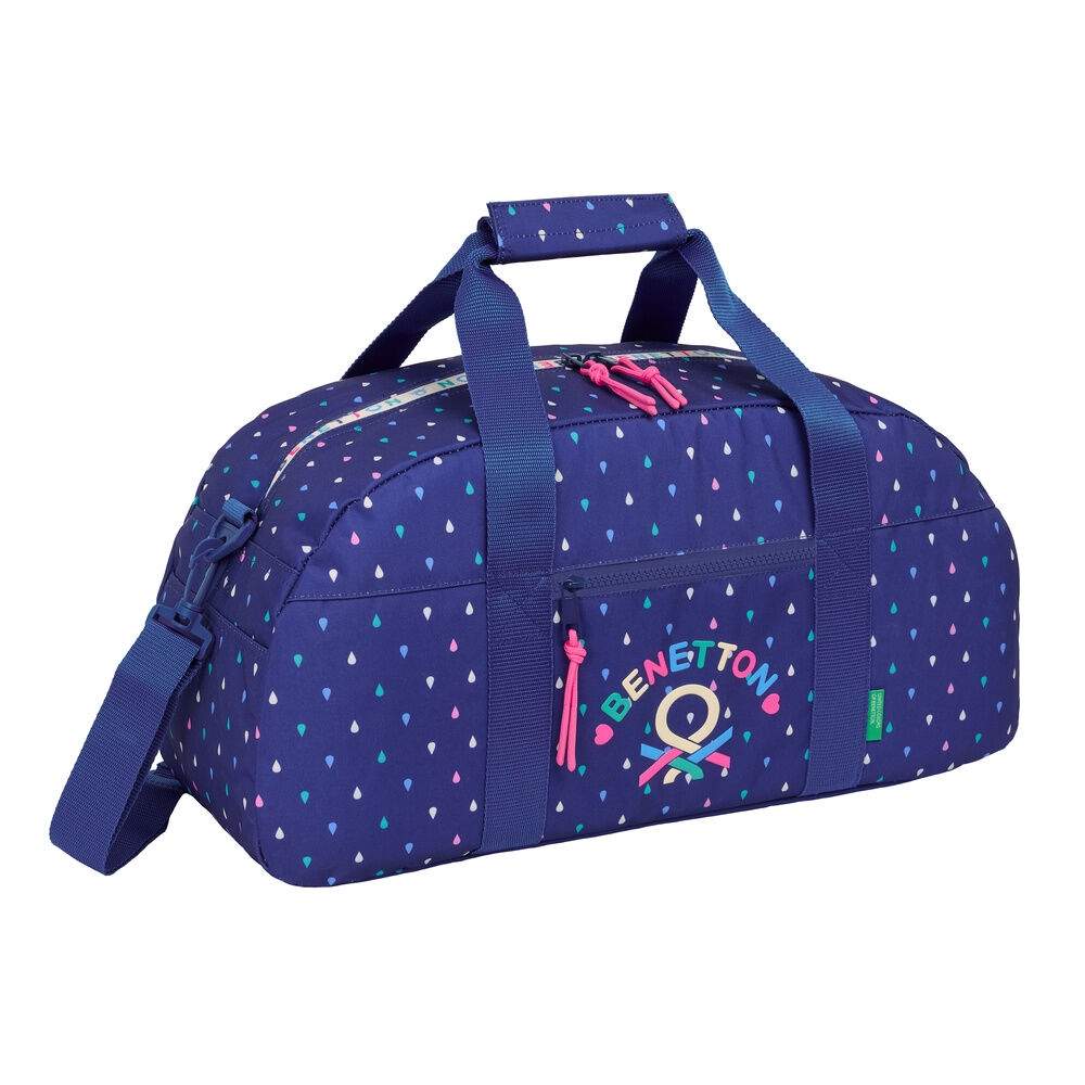 Sportstaske med justerbar rem – 50x20x26 cm, lynlåslomme foran