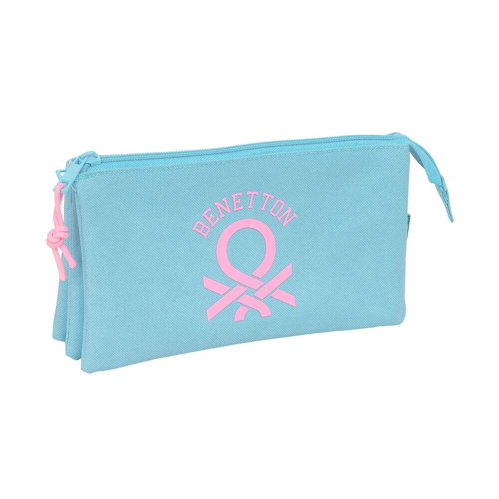 Benetton Sky Blue tredobbelt penalhus