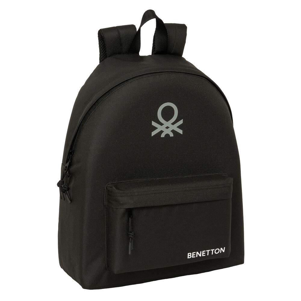 Benetton sort rygsæk 42 cm