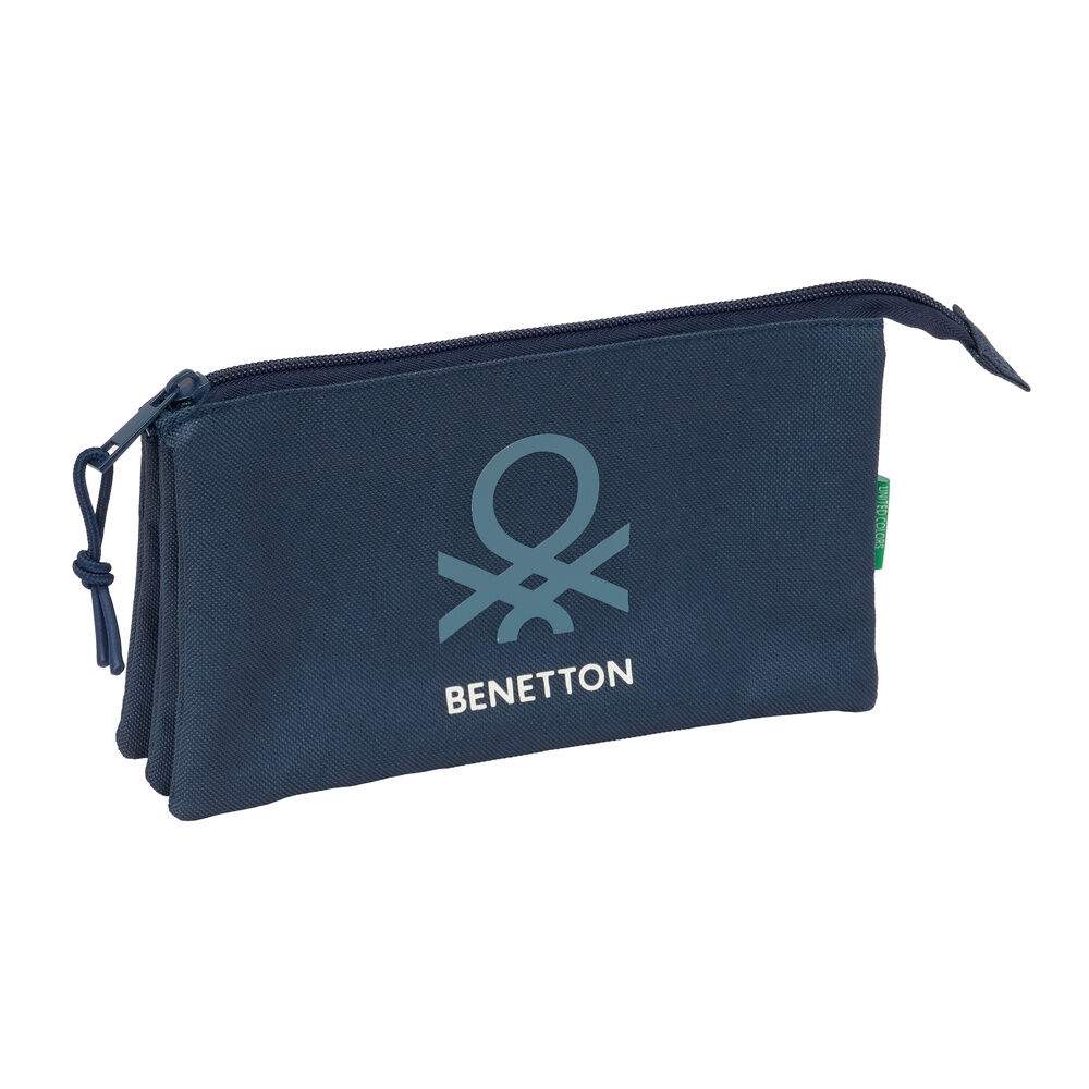 Benetton antracit tredobbelt penalhus