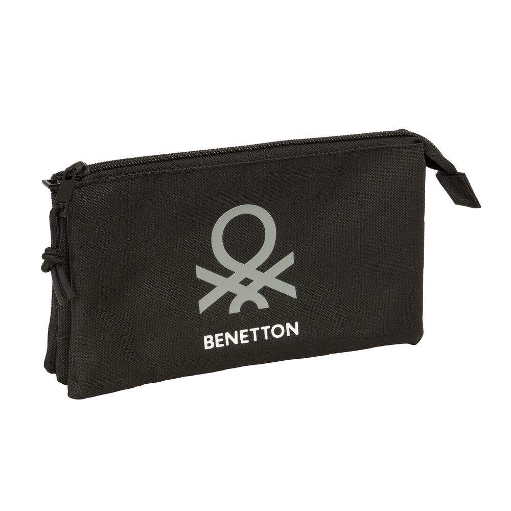 Benetton sort tredobbelt penalhus