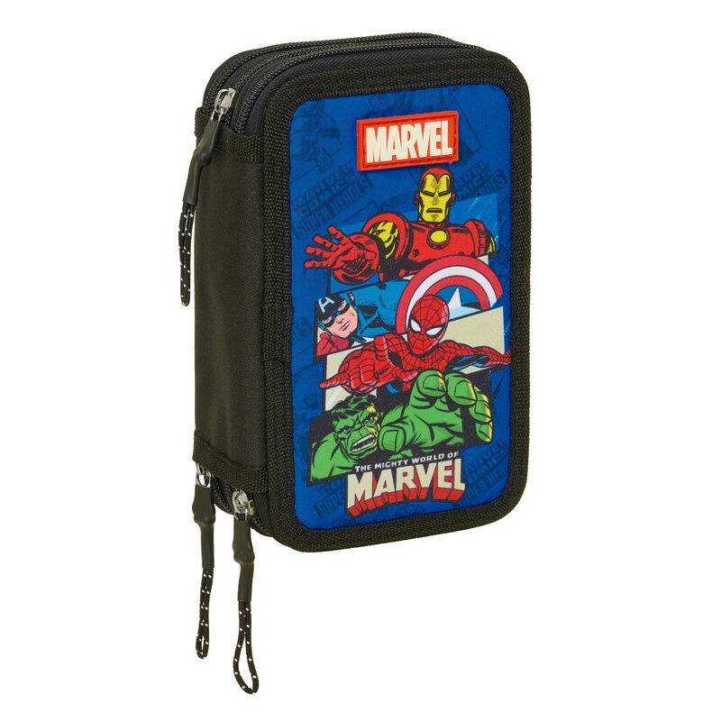 Marvel Avengers Triple Penalhus – Sæt med 37 dele