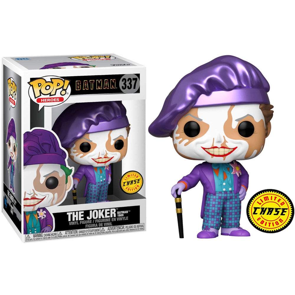 POP-figur DC Comics Batman 1989 Joker med Hat Chase