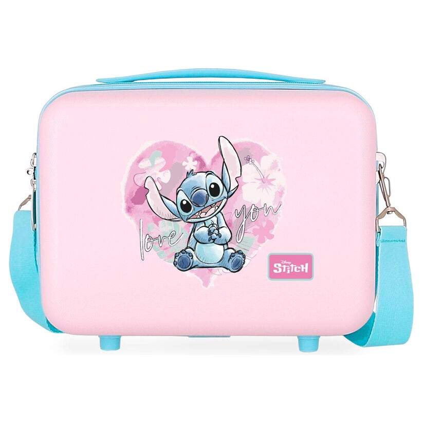 Disney Stitch Heart ABS justerbart skønhedsetui 29 cm