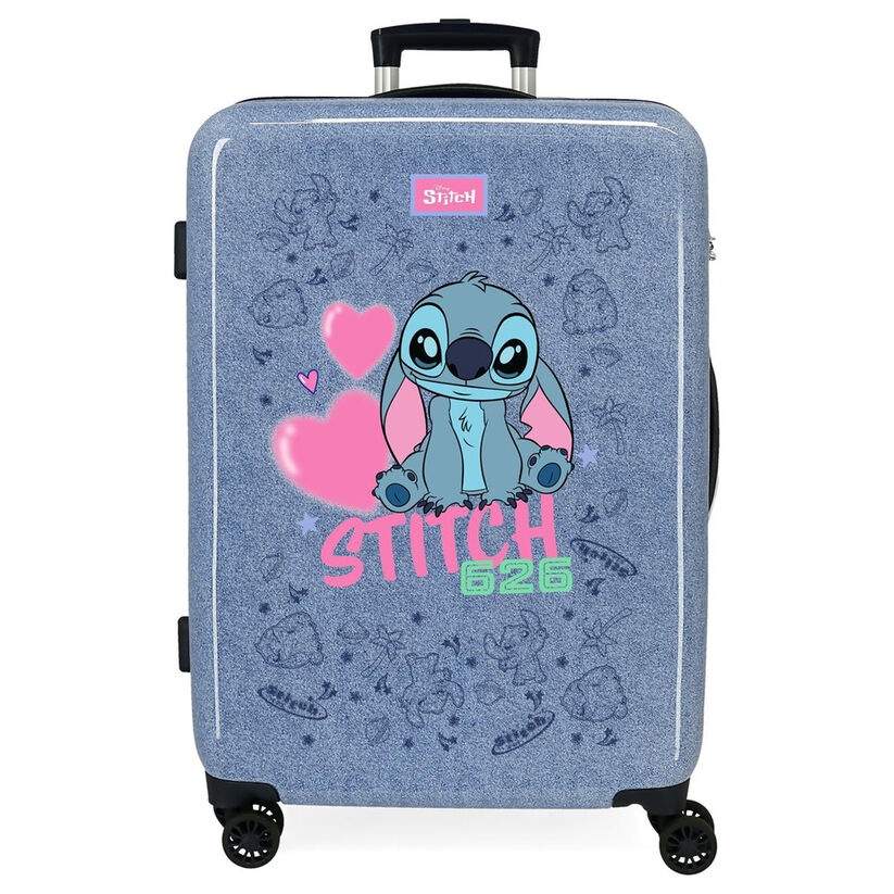 Disney Stitch Hearts ABS trolley kuffert 65 cm