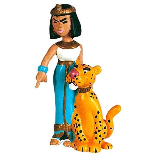 Asterix den galliske Kleopatra af Egypten figur 6 cm