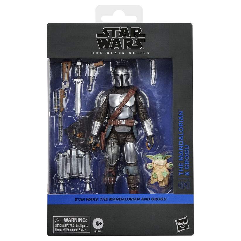Mandalorian & Grogu 15 cm retro samlerfigur