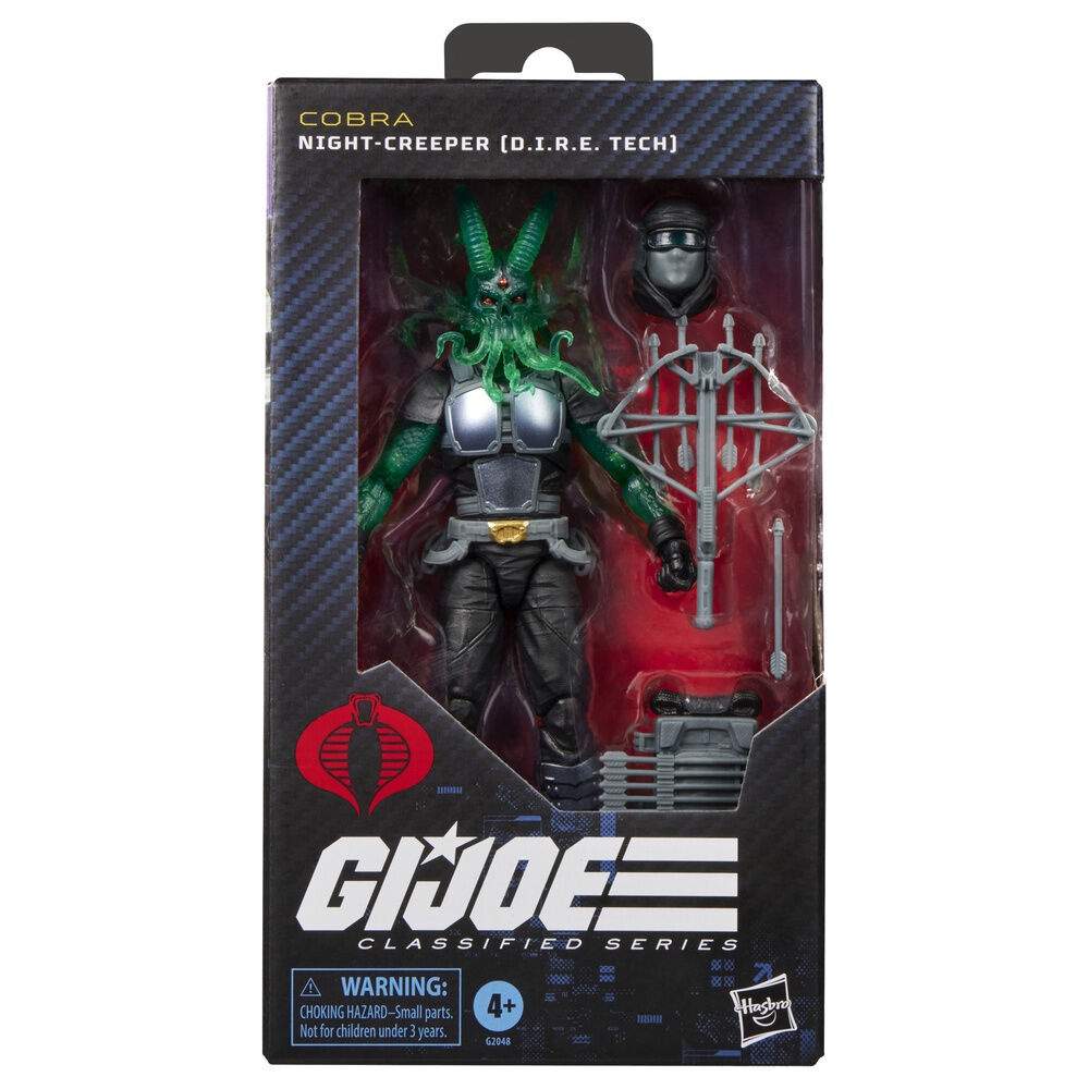 Cobra Night Creeper Figur – 15 cm, Leddelt, Tilbehør