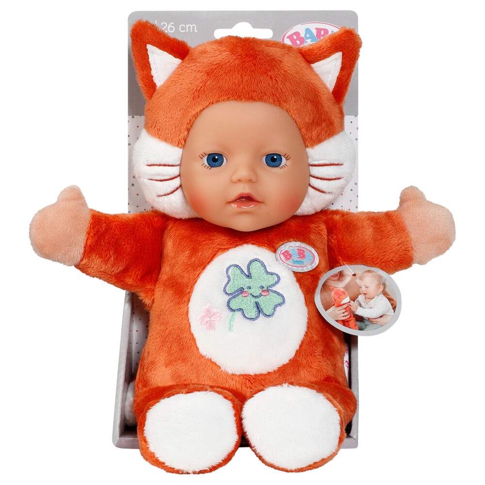 Baby Rævedukke – Blød, nuttet, vaskbar, 26 cm
