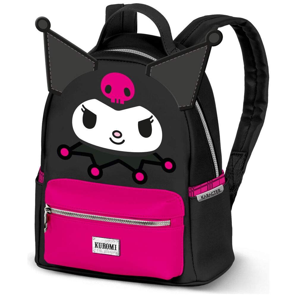 Hello Kitty Kuromi Rygsæk – Tredobbelt Penalhus, 29x25x16cm