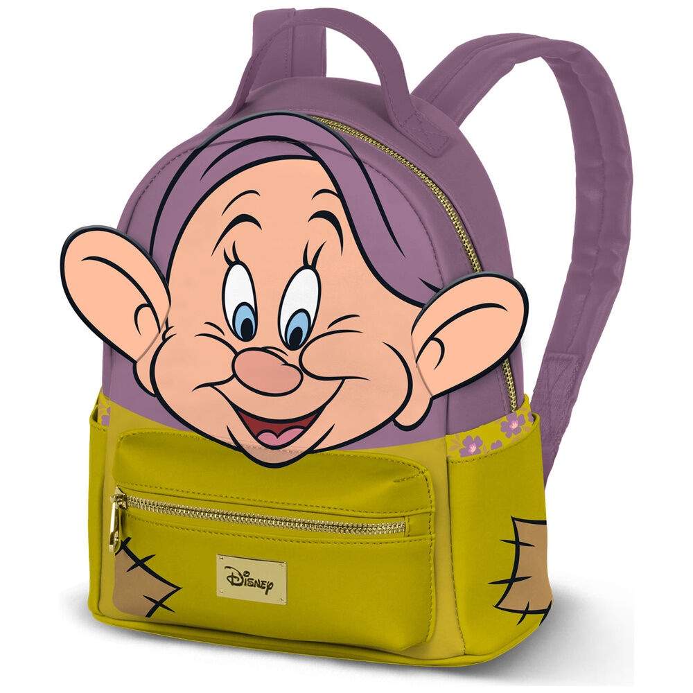 Dopey Snehvide Rygsæk – 29 cm, Flere Lommer