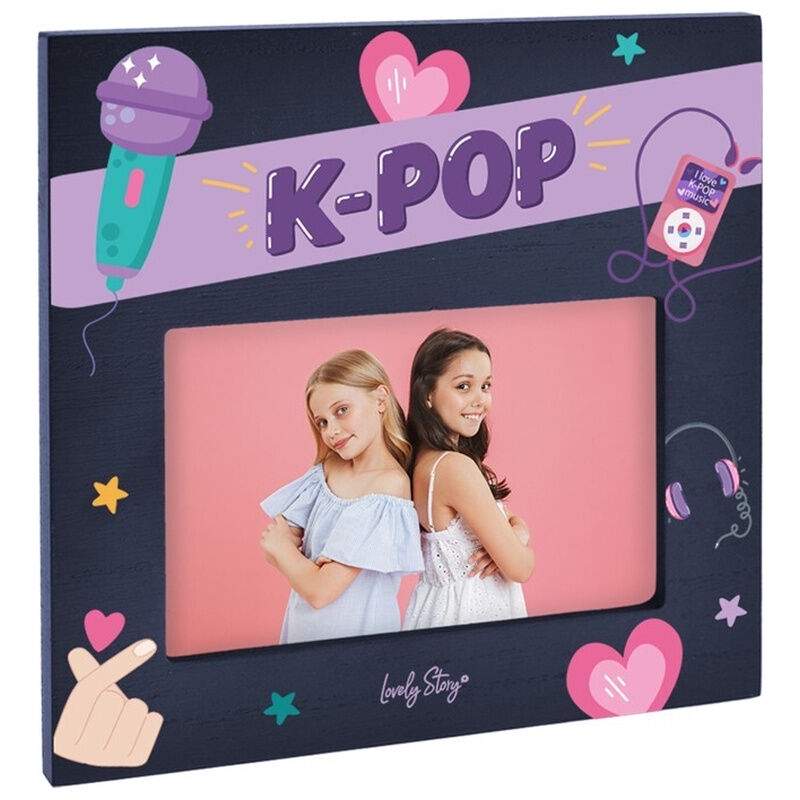 K-Pop mørkeblå fotorammer