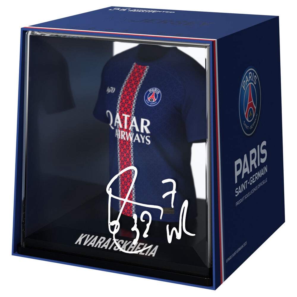 PSG Kvaratskhelia mini t-shirt figur