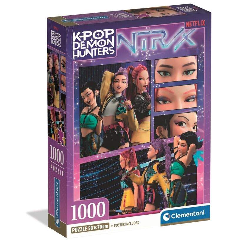 Kpop Demon Hunters 2 puslespil 1000 brikker