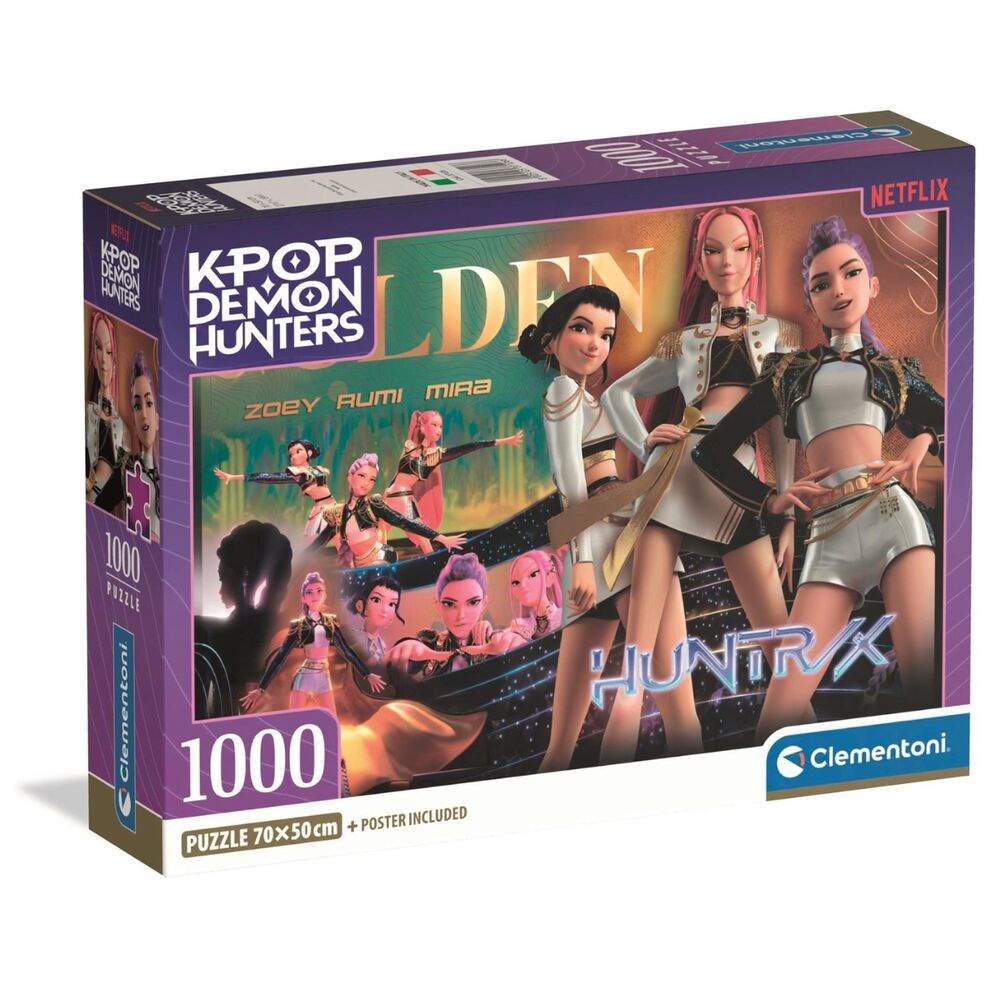 Kpop Demon Hunters 3 pussel 1000 bitar | Hem & Hobby | Pryloteket