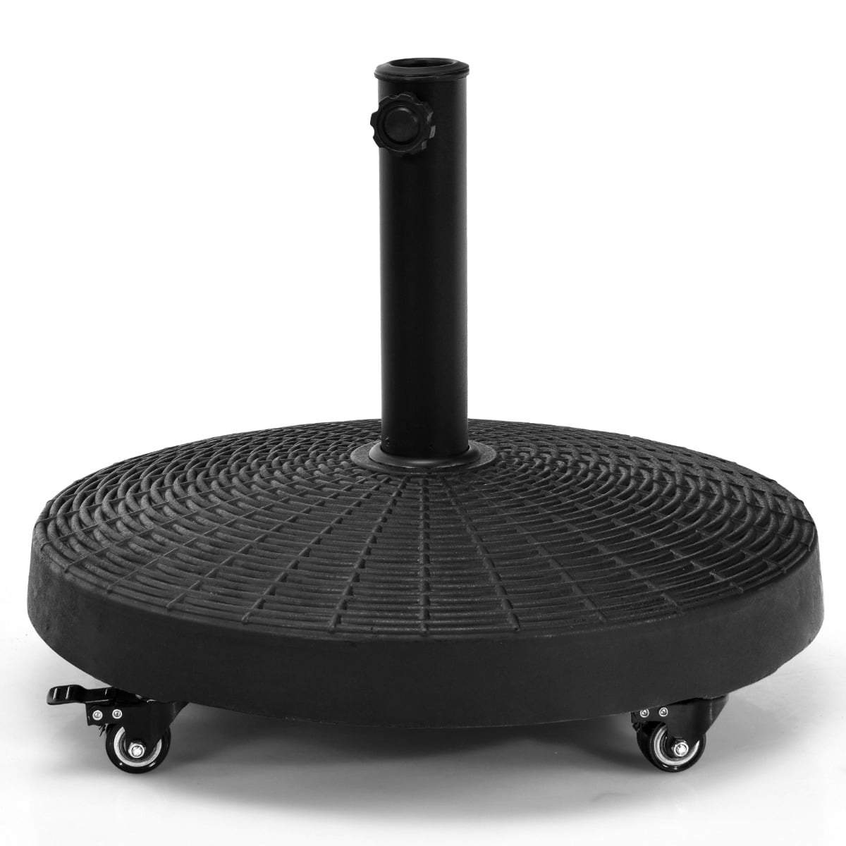 23 kg paraplyställ i harts med hjul – svart, 52 cm | Hem & Hobby | Pryloteket
