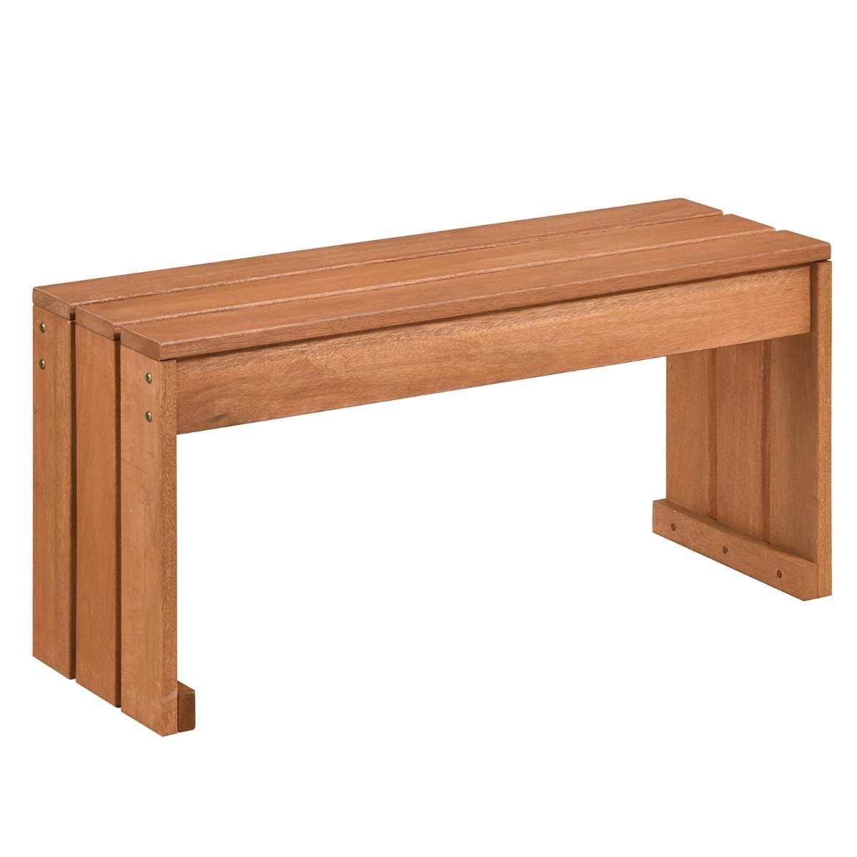Utomhusbänk i lövträ – Kompakt, mångsidig, 90 cm | Hem & Hobby | Pryloteket