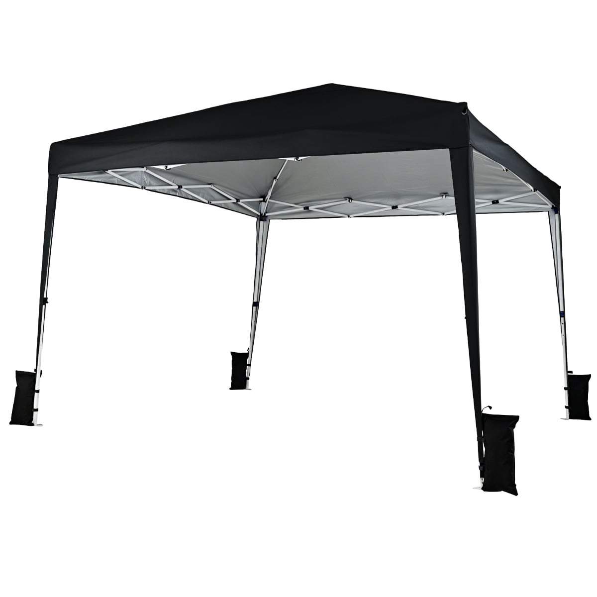 3x3m justerbar vandtæt pop-up-pavillon – sort