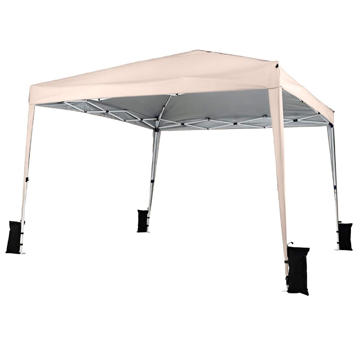 3x3m justerbar vandtæt pop-up-pavillon – beige