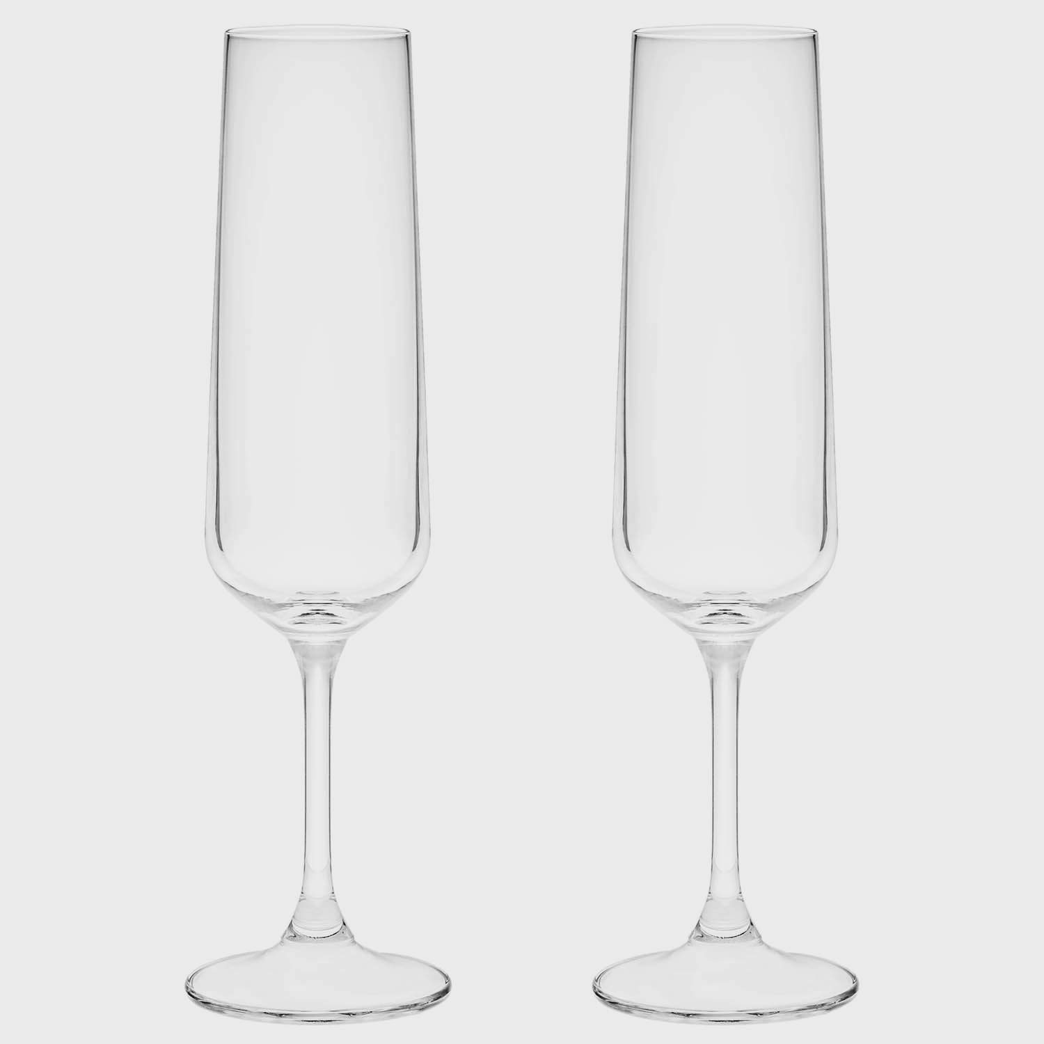 Champagneglas 20,5 cl, sæt med 2, tåler opvaskemaskine billede