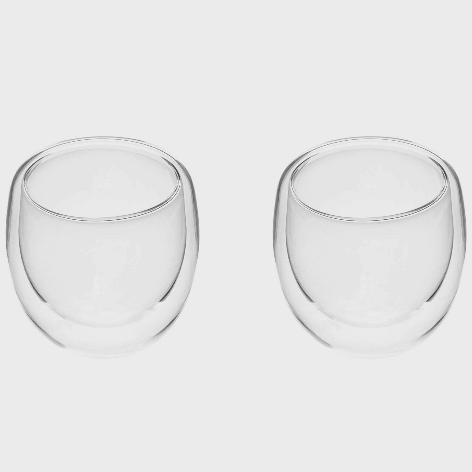 Dobbeltvæggede glas 20cl, sæt med 2, varmebestandige billede