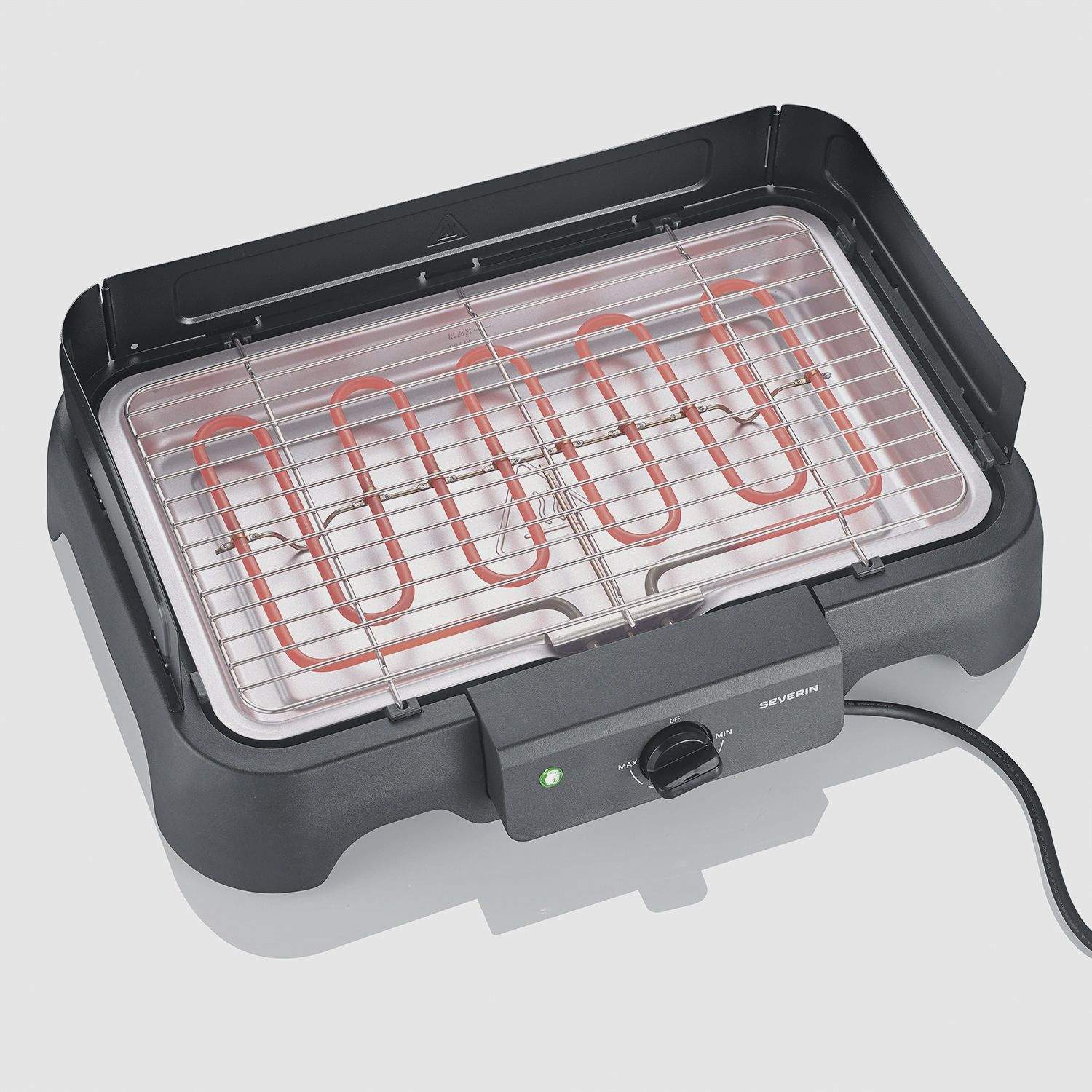Elektrisk bordsgrill – rostfritt stålgaller | Hem & Hobby | Pryloteket