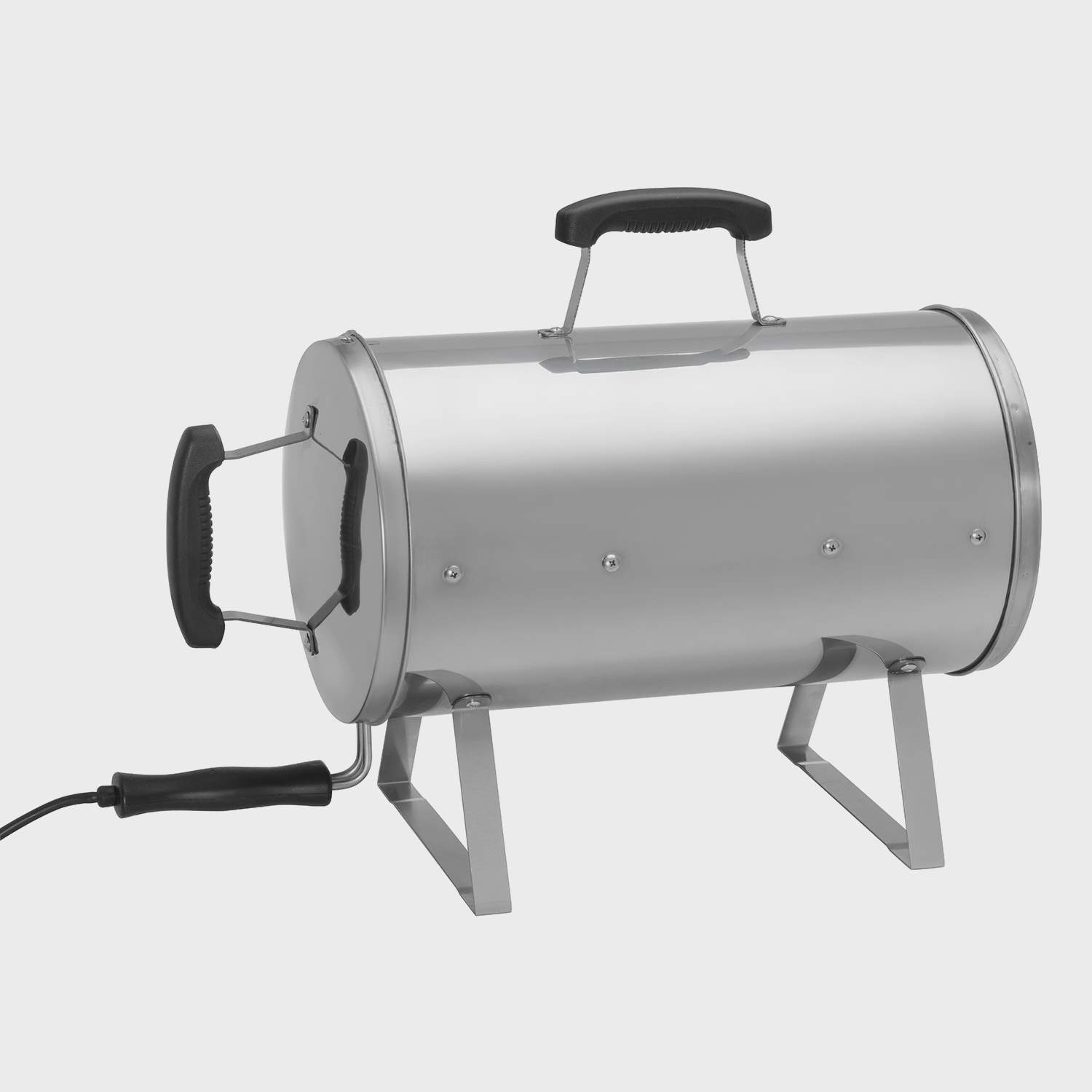 Elektrisk rygeovn, rustfrit stål, 1100W, inklusive grill