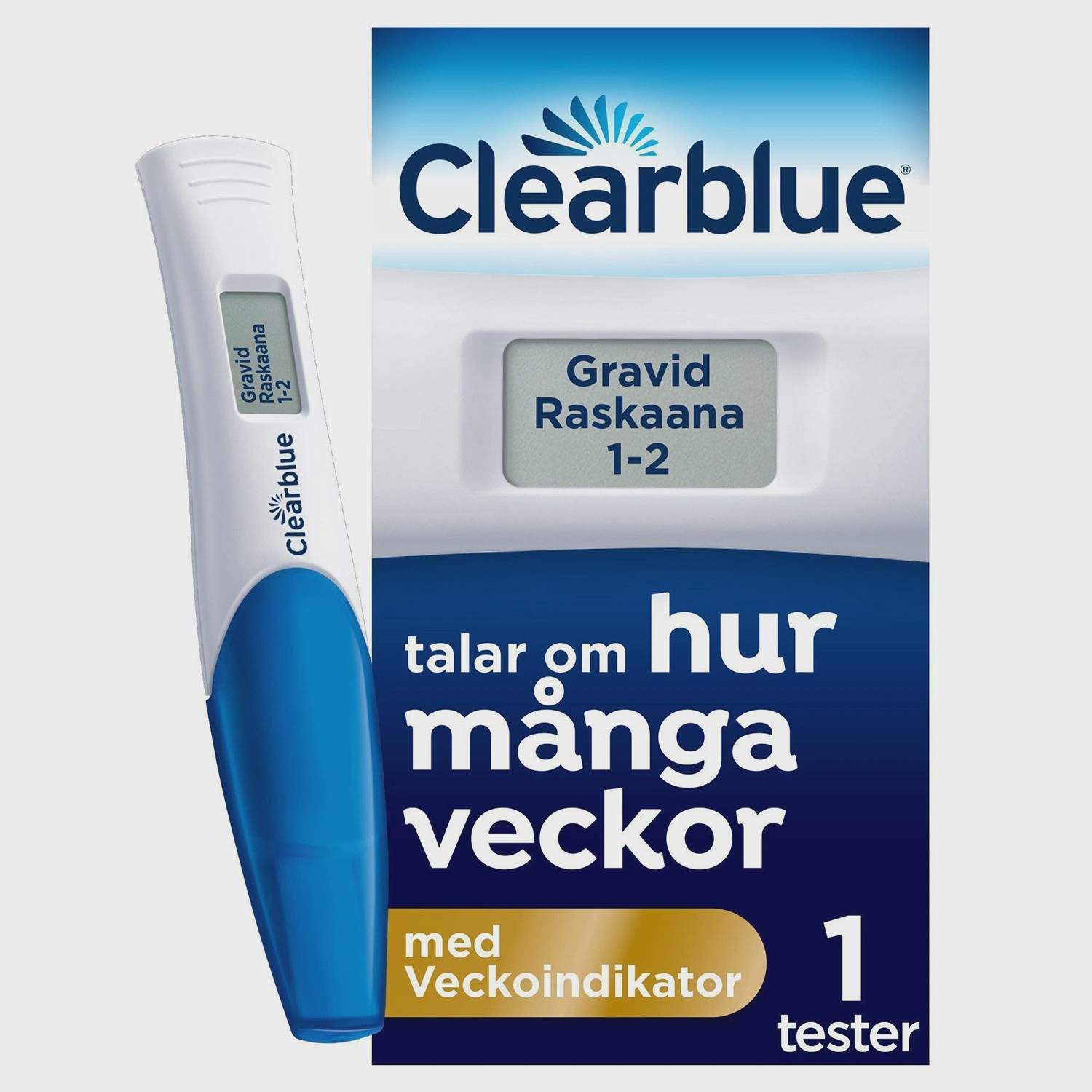 Digitalt graviditetstest med veckoindikator, 1 test | Hem & Hobby | Pryloteket