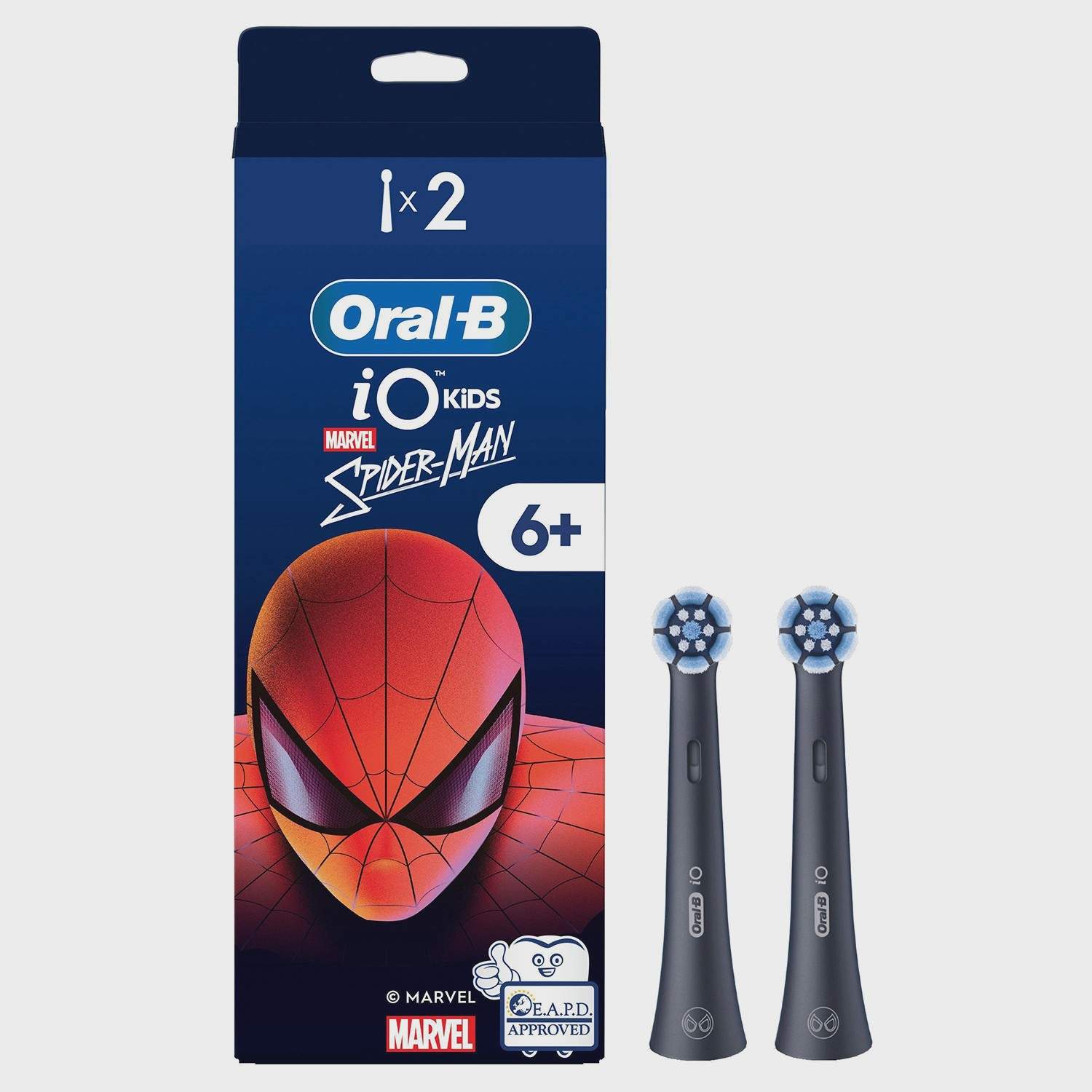 Elektriska tandborsthuvuden för barn, Spiderman-design, 2-pack | Hem & Hobby | Pryloteket