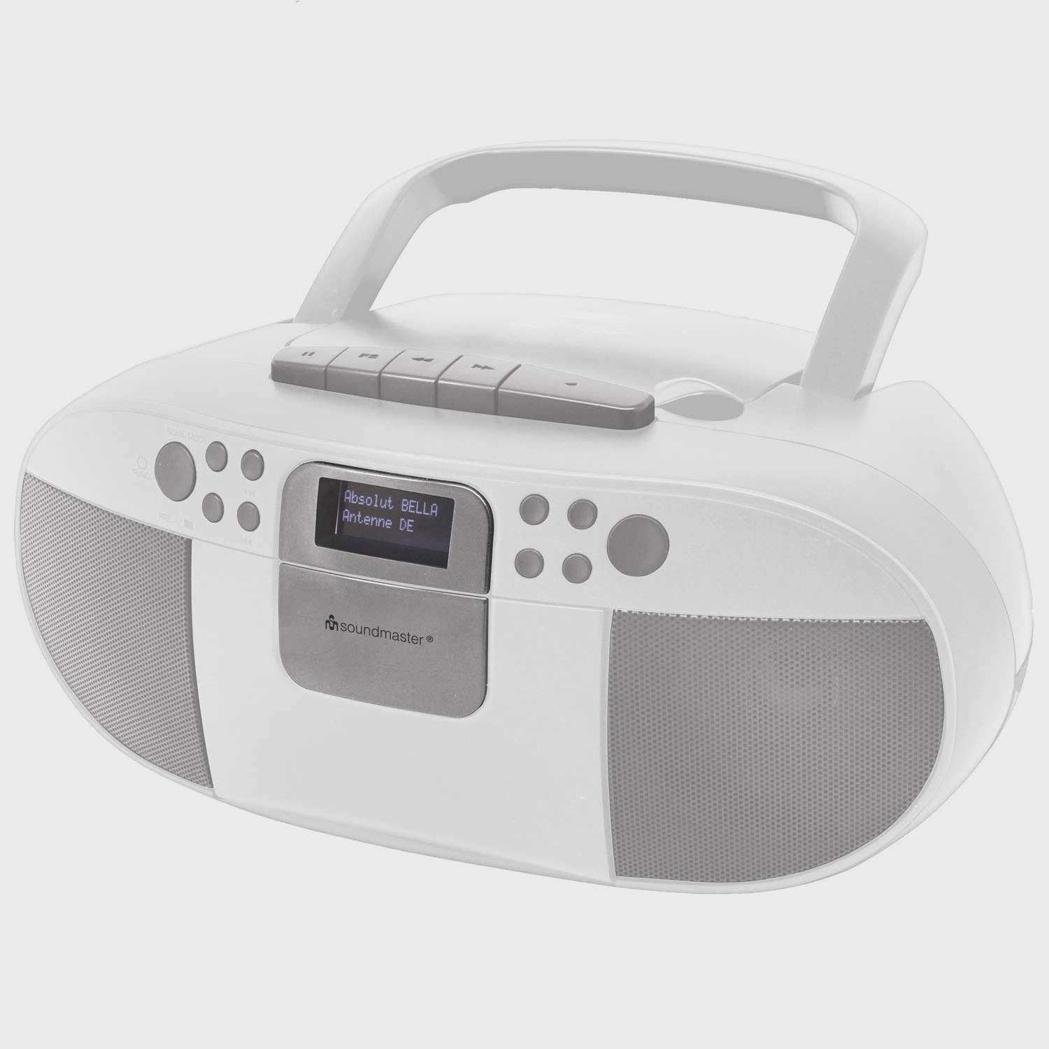 Ghettoblaster CD/MP3-afspiller med DAB+/FM-radio og USB billede