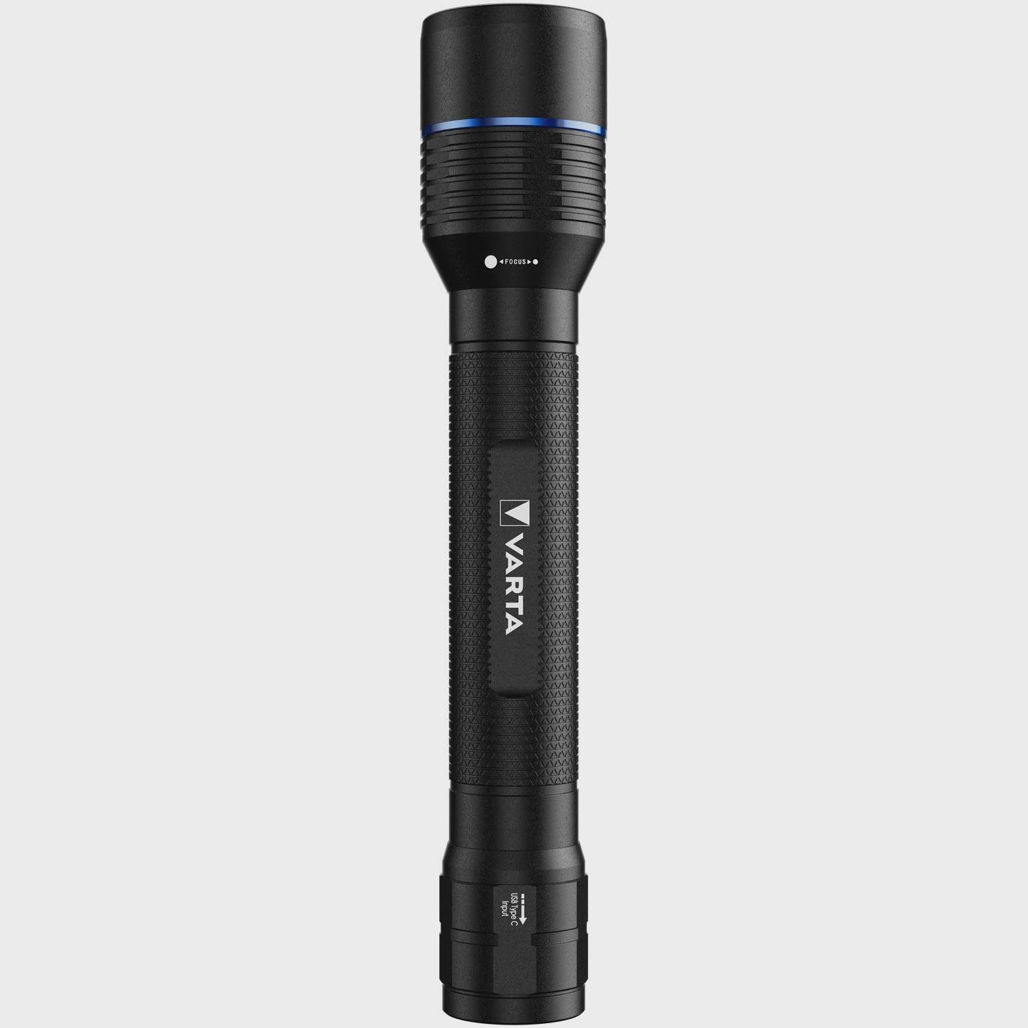 Genopladelig lommelygte 2000 lm, USB-C, IP67, Powerbank