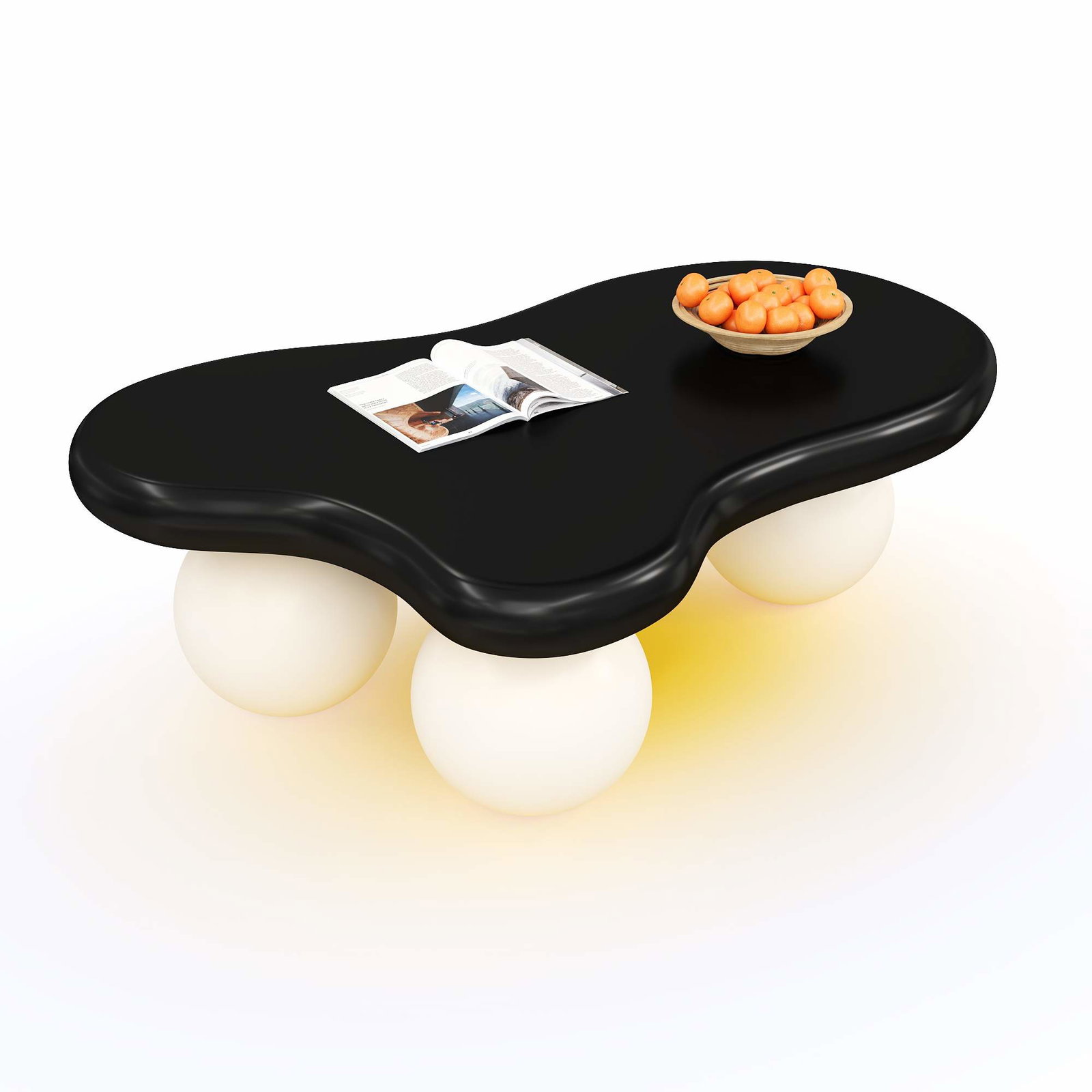 Skyformet sofabord med LED-lys – 16 farver